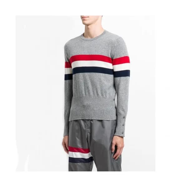 [톰브라운]Thom Browne 2020 Mens Strap Crew-neck Sweate… - 1
