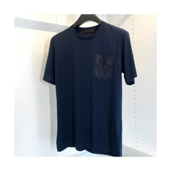 [프라다]Prada 2020 Mens Basic Logo Silket Short Sleev… - 1