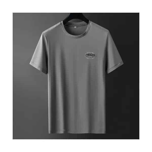 [프라다]Prada 2020 Mens Basic Logo Silket Short Sleev… - 1
