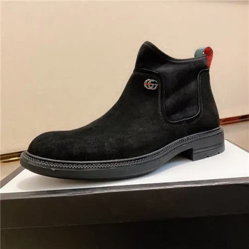 Gucci 2020 Men's Leather Ankle Boots - 구찌 2020… - 1