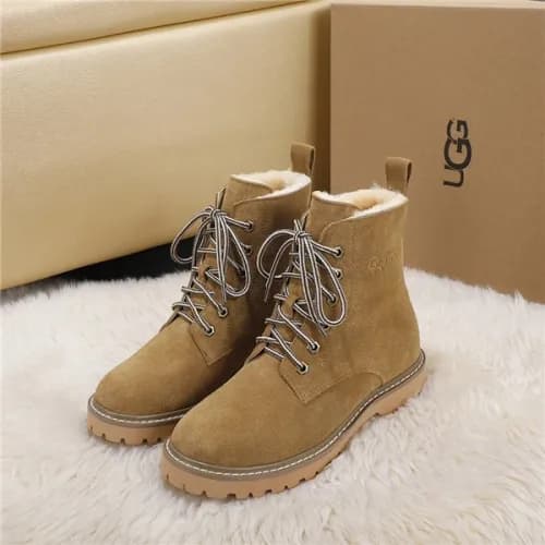 Ugg 2020 Women's Leather Wool Ankle Boots - 어그… - 1