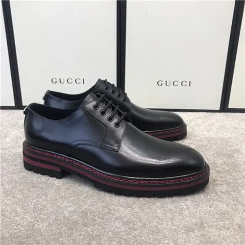 Gucci 2020 Men's Leather Oxford Shoes - 구찌 202… - 1