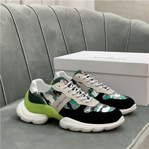 Moncler 2021 Men's Leather Sneakers - 몽클레어 202… - 1