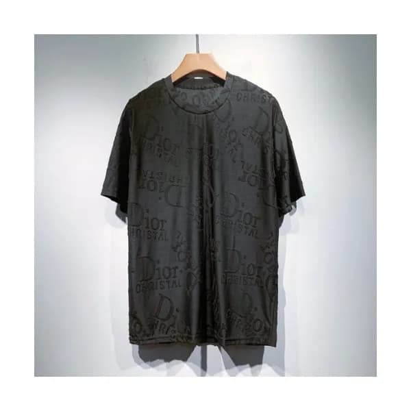 Dior Mm/Wm Casual Crew-neck Short Sleeved Tshirts… - 1