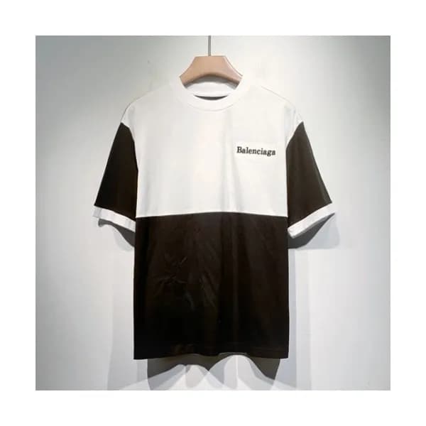 Balenciaga Mm/Wm Logo Cotton Short Sleeved Tshirt… - 1