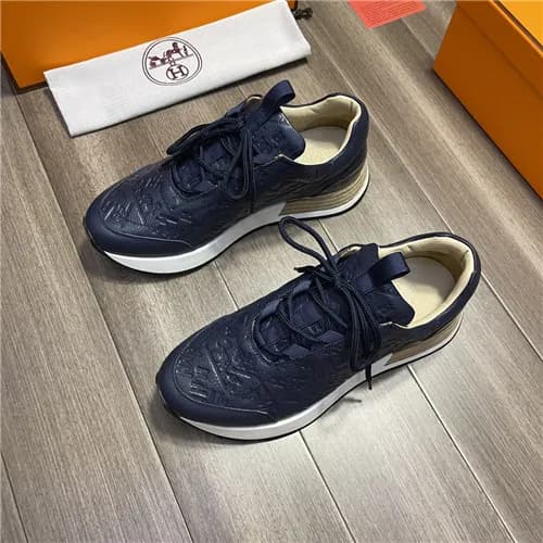 Hermes 2021 Men's Leather Sneakers,HERS0504 - … - 1