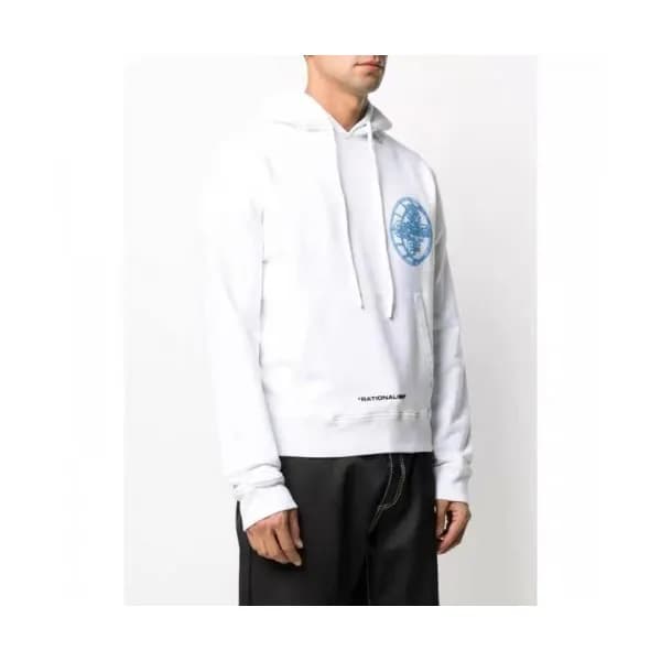 Off-white Mens Logo Cotton Hoodie White - 오프화이트 2… - 1