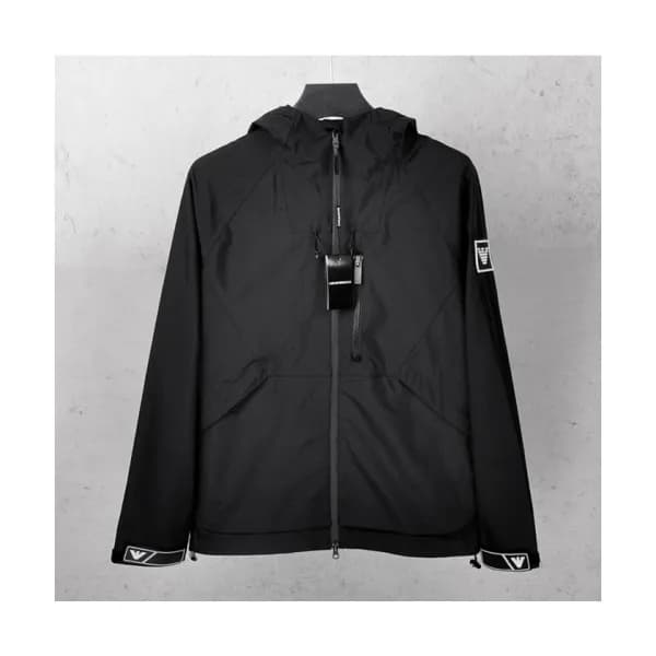 Armani Mens Logo Casual Jackets Black - 알마니 2021 … - 1