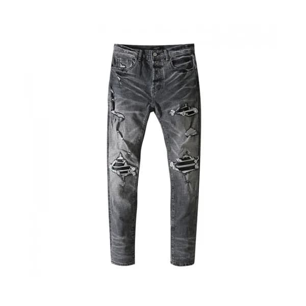 Amiri Mens Trendy Denim Pants Black - 아미리 2021 남성… - 1