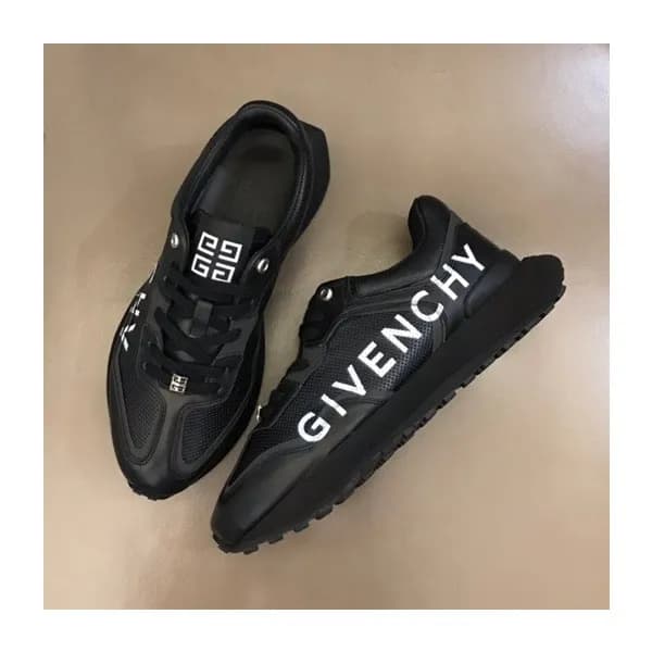 지방시 남성 이니셜 블랙 스니커즈 - Mens Black Sneakers - giv0685… - 1