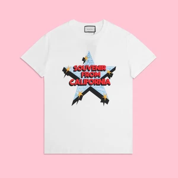 구찌 남성 화이트 크루넥 반팔티 - Mens White Tshirts - guc04856x - 1