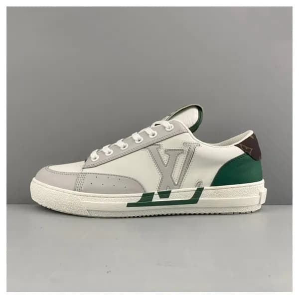 루이비통 남/녀 CHARLIE 그린 스니커즈 - Unisex Green Sneakers -… - 1