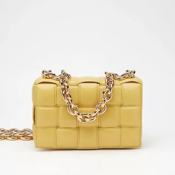 보테가베네타 여성용 옐로우 카세트백 - Womens Yellow Cassette Bag -… - 1