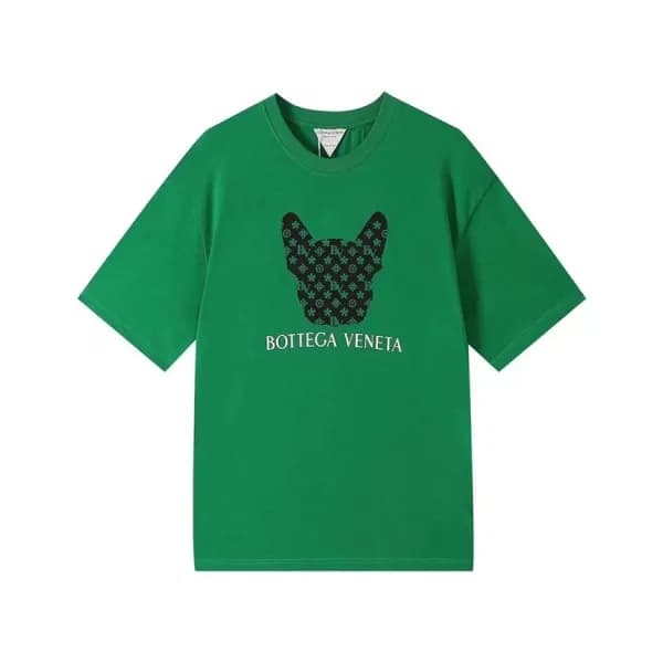 보테가 남성 크루넥 그린 반팔티 - Mens Green Tshirts - bot0410x - 1