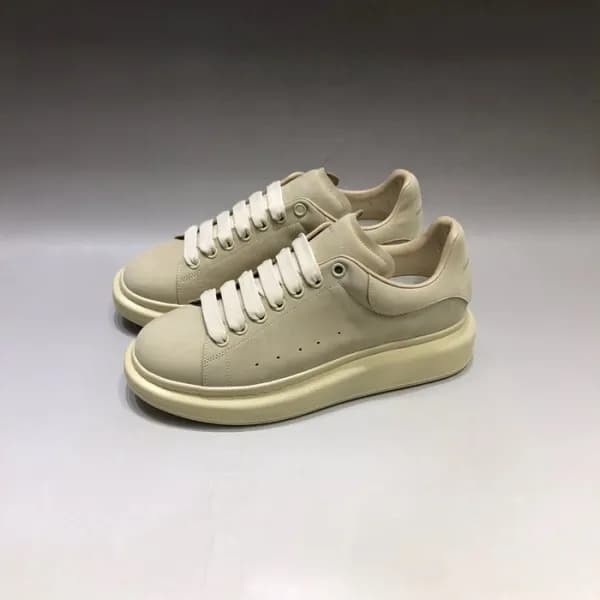 알렉산더맥퀸 남/녀 아이보리 스니커즈 - Unisex Ivory Sneakers - alx… - 1