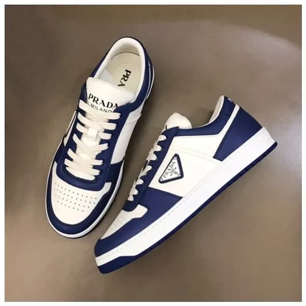프라다 남성 클래식 네이비 스니커즈 - Mens Navy Sneakers - pra0281… - 1