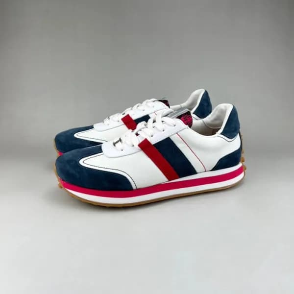 페라가모 남성 네이비 스니커즈 - Ferragamo Mens Navy Sneakers - … - 1