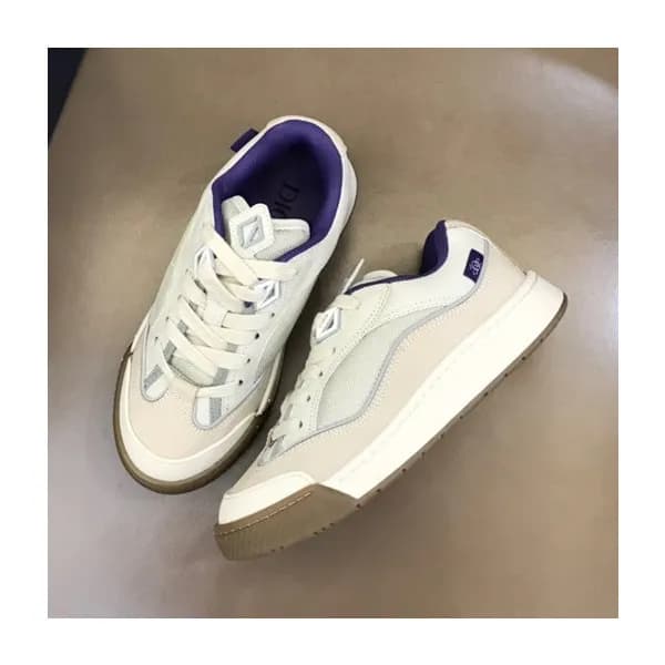 디올 남/녀 화이트 스니커즈 - Dior Unisex White Sneakers - dio… - 1