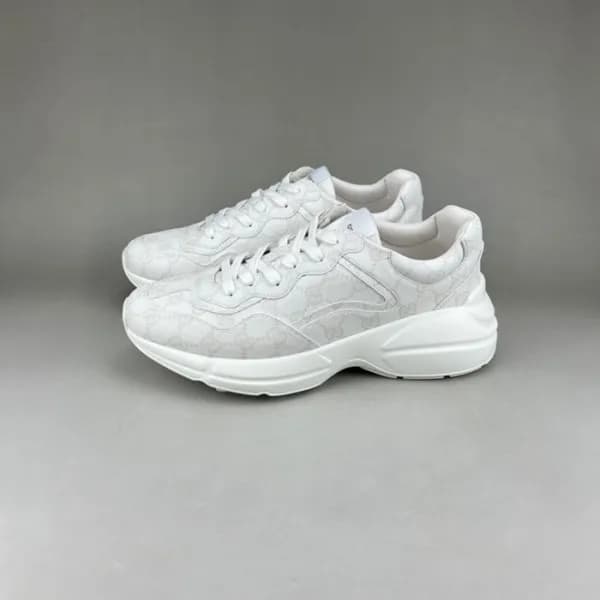 구찌 남/녀 화이트 GG 슈프림 - Gucci Unisex White GG Supreme … - 1
