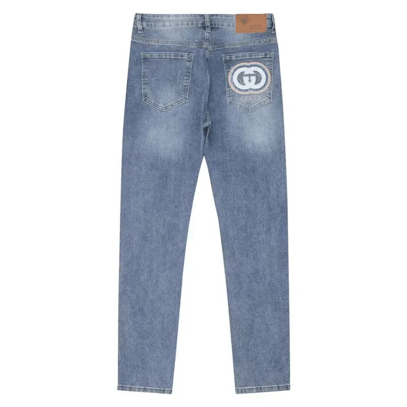 2023 구찌 남성 블루 청바지 - Gucci Mens Blue Jeans - gu111x - 1
