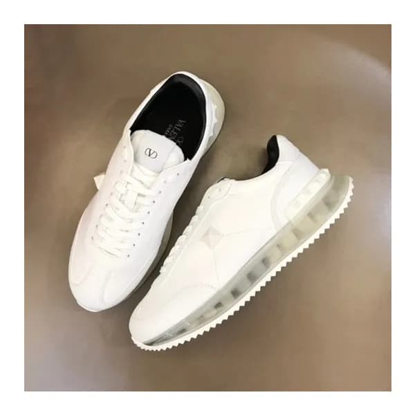 발렌티노 남/녀 모던 화이트 스니커즈 - Valentino Unisex White Snea… - 1