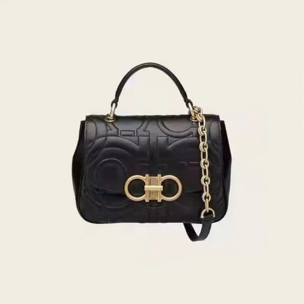페라가모 여성 블랙 크로스백 - Ferragamo Womens Black Cross Bag… - 1