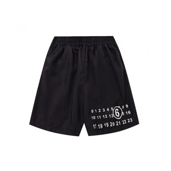 메종마르지엘라 남성 블랙 반바지 - Maison Margiela Mens Black Hal… - 1