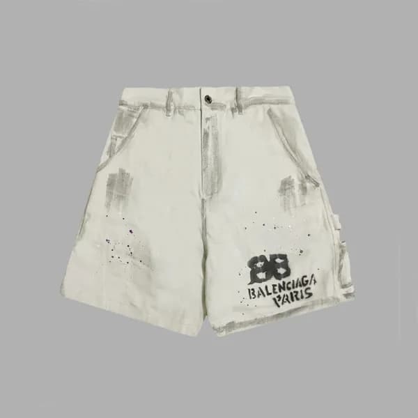 발렌시아가 남성 그레이 반바지 - Balenciaga Mens Gray Half-pants… - 1