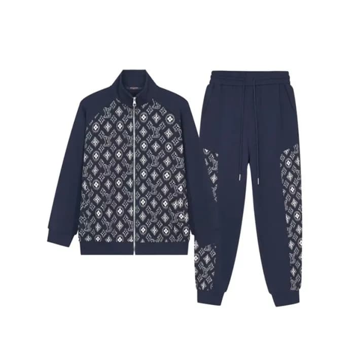루이비통 남성 캐쥬얼 네이비 트레이닝복 - Louis vuitton Mens Navy Tr… - 1