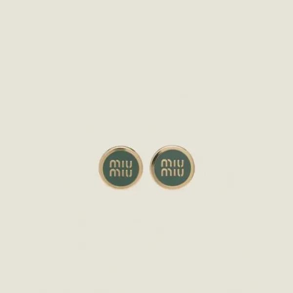 미우미우 여성 골드 이어링 - Miumiu Womens Gold Earring - acc4… - 1