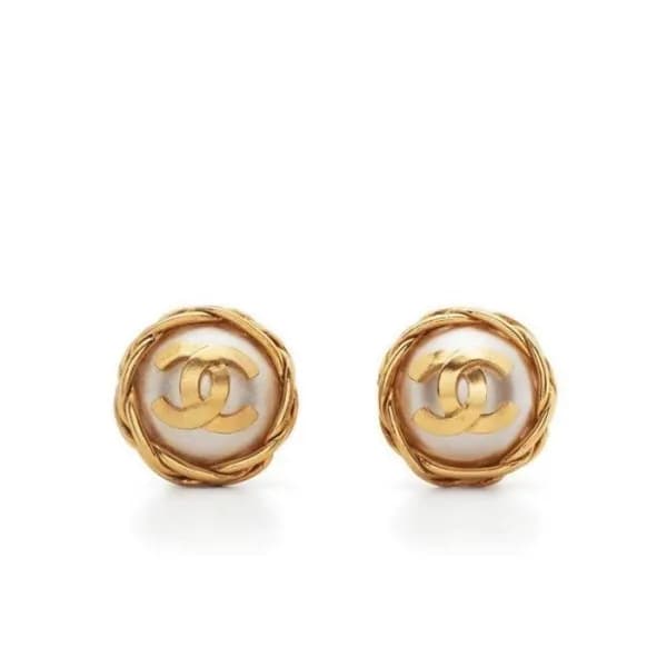샤넬 여성 골드 이어링 - Chanel Womens Gold Earring - acc129… - 1