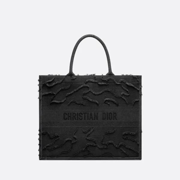 디올 여성 블랙 북토트 - Dior Womens Black Book Tote - dib68… - 1