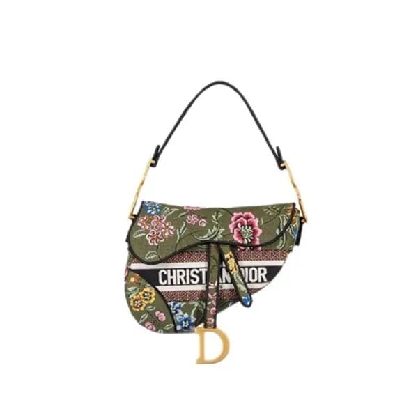 디올 여성 그린 새들백 - Dior Womens Green Saddle Bag - dib7… - 1