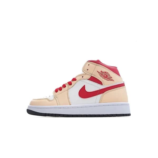 나이키 남/녀 레드 하이탑 스니커즈 - Nike Jordan 1 Unisex Sneaker… - 1