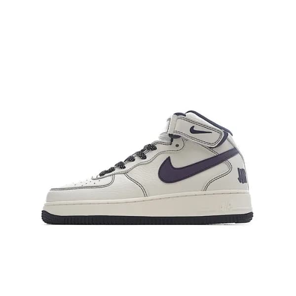 나이키 남/녀 네이비 하이탑 스니커즈 - Nike Air Force 1 Unisex Sne… - 1