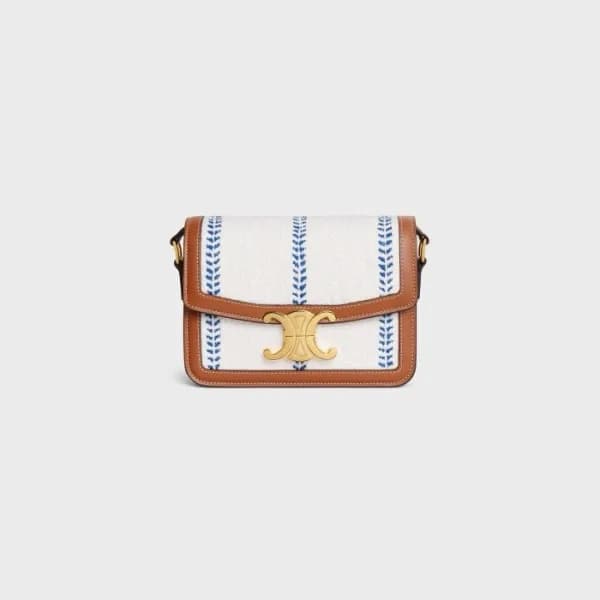 셀린느 여성 화이트 트리오페 트리옹프 틴 - Celine Womens Triomphe Ba… - 1