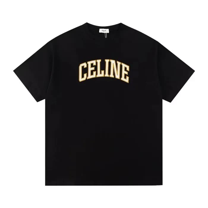 셀린느 남성 블랙 반팔 티셔츠 - Celine Mens Black Tshirts - cec… - 1