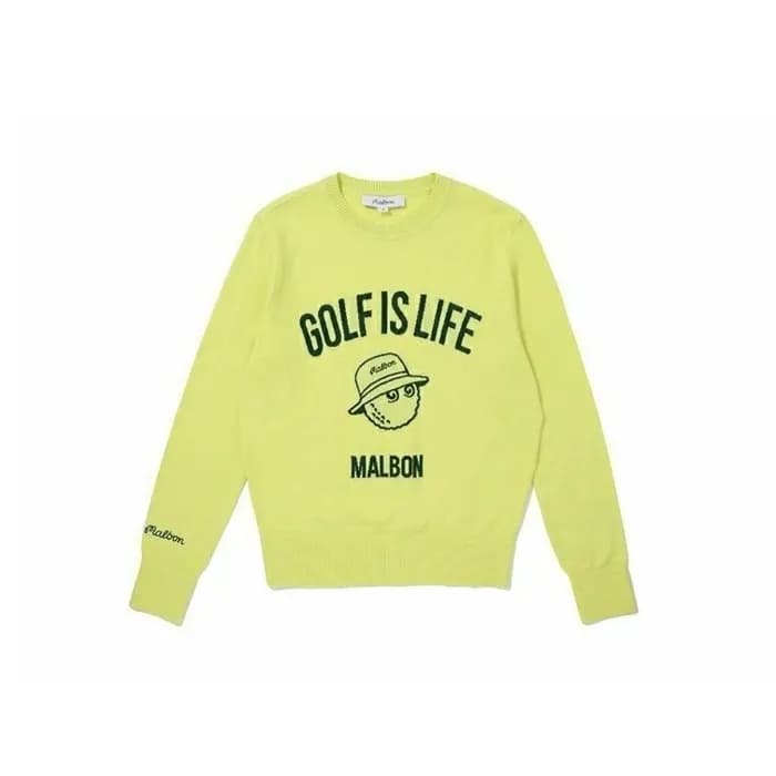 [MALBON] 말본 여성 Golf is Life 스웨터 - gol653x - 1