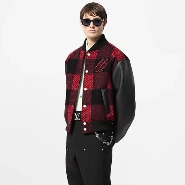 루이비통 남성 가죽 자켓 - Louis vuitton Mens Bomber Jackets …
