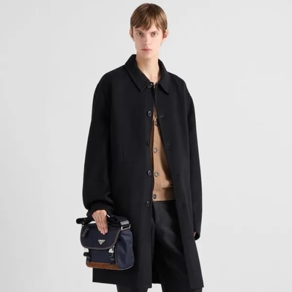 프라다 남성 리나일론 메신저 백 2VD066 - Prada Mens Black Messen… - 1