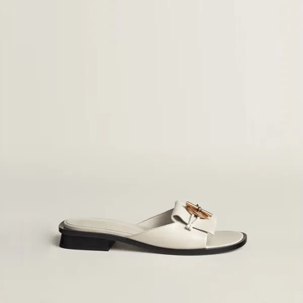 에르메스 여성 아이슬 레더 샌들 - Hermes Womens Isle Sandal - he… - 1