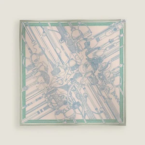 에르메스 여성 양면 스카프 - Hermes Womens Reversible Scarf - … - 1