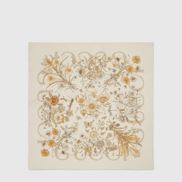 구찌 여성 프린트 실크 까레 - Gucci Womens Printed Silk Carré … - 1