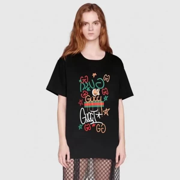구찌 여성 반팔 티셔츠 - Gucci Womens Round Tshirt - guc6763… - 1