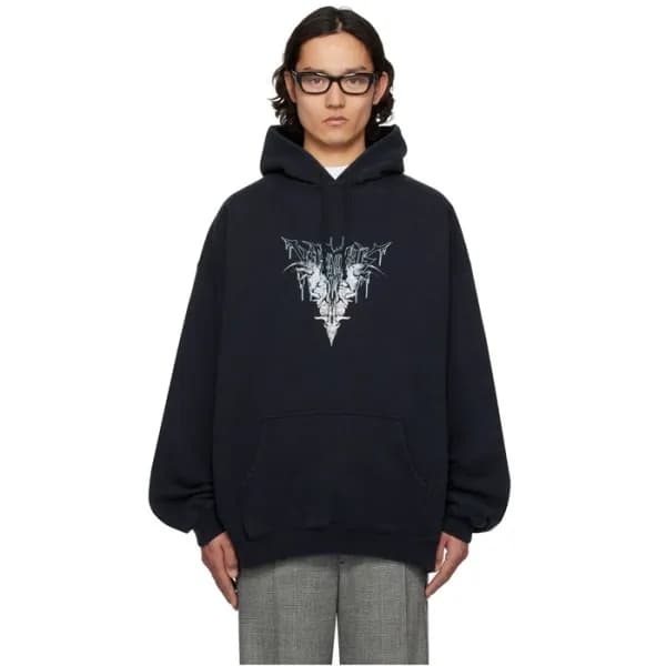 베트멍 남/녀 베이직 후드티 - Vetements Unisex Basic Hoodie - … - 1