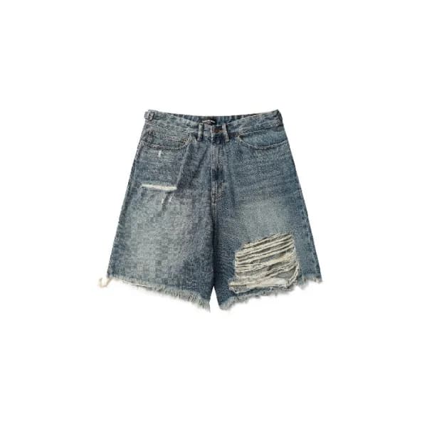 발렌시아가 남성 데님 쇼츠 - Balenciaga Mens Denim Shorts - ba… - 1