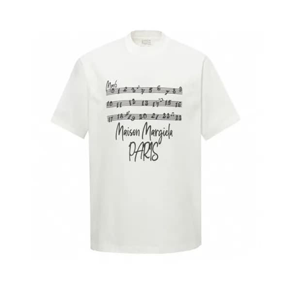 메종 마르지엘라 남성 라운드 반팔 티셔츠 - Maison Margiela Mens Roun… - 1