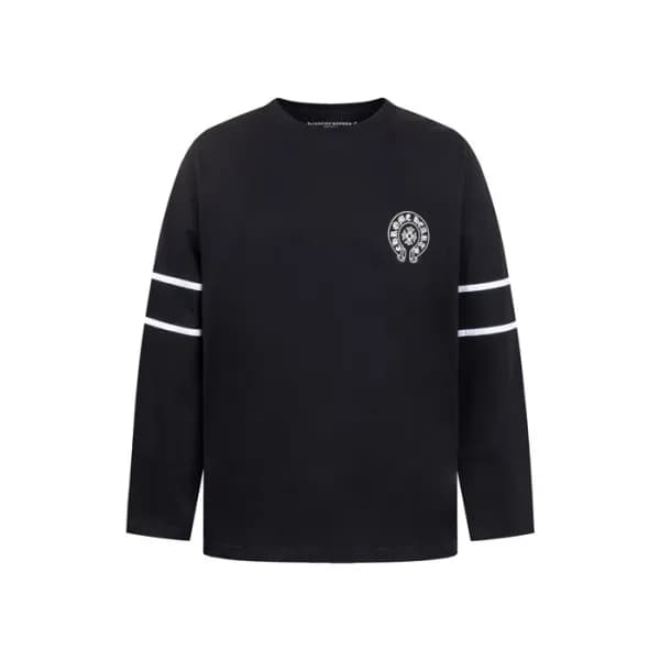 크롬하츠 남성 라운드 긴팔티 - Chrome Hearts Mens Round Tshirt … - 1