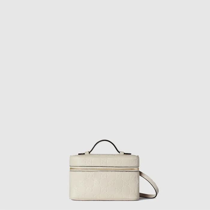 구찌 여성 GG 엠블럼 수퍼 미니백 - Gucci Womens GG Emblem Super… - 1