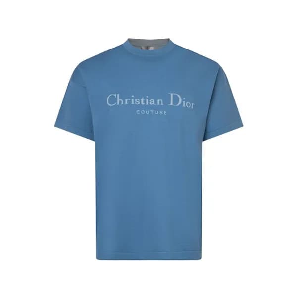 디올 남성 라운드 반팔 티셔츠 - Dior Mens Round Tshirt - dic132… - 1